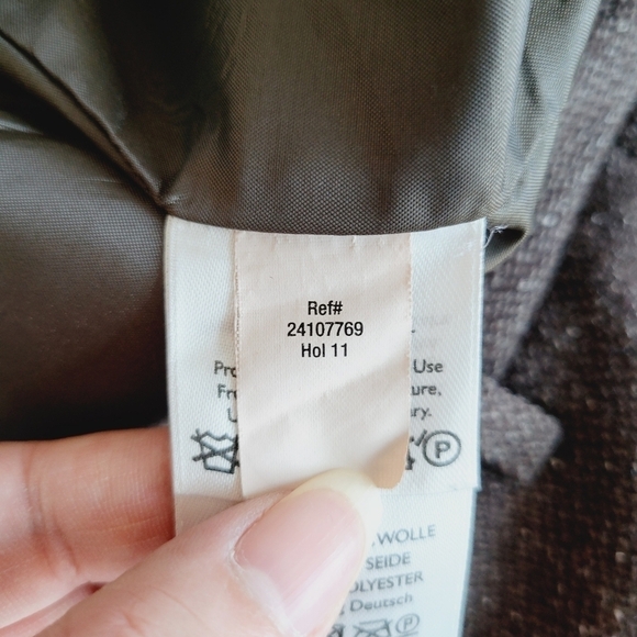 Eddie Bauer Blakely Fit Brown Straight Leg Wool Blend Pants - Picture 8 of 13